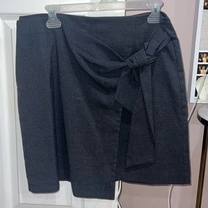 Loft gray skirt